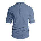 Men's Lightweight Long Sleeve Button-Down Shirt