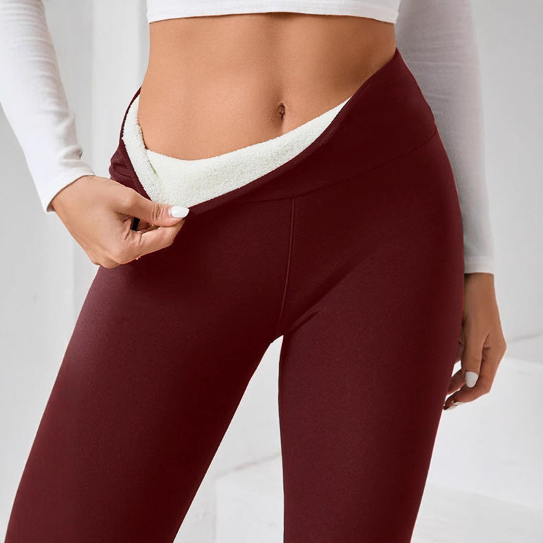 Women's autumn and winter high waisted leggings