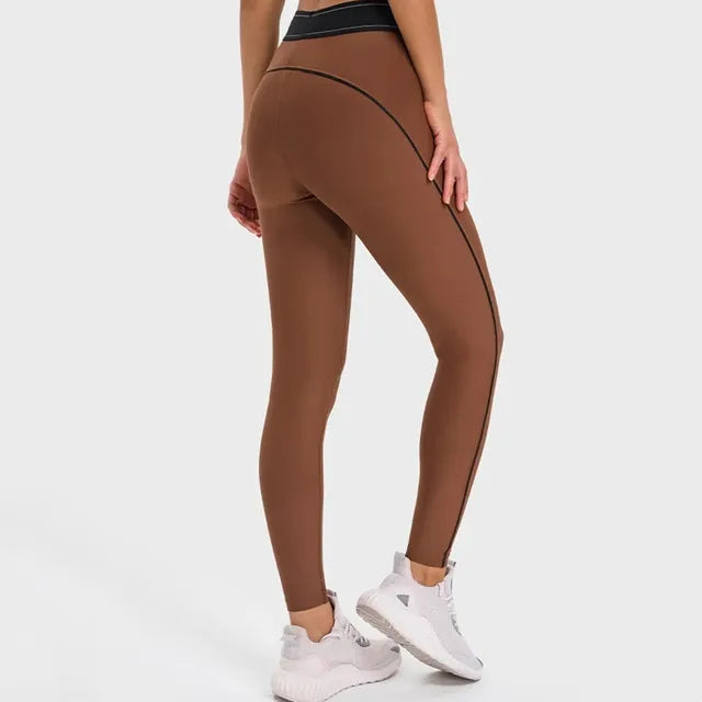 Women Elastic Fitness Leggings Gym Compression Leggings
