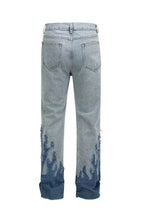 Men's Flame Patch Cargo Jeans | District Hurd Limited