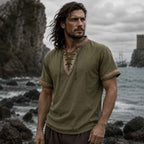 Men's Linen Tie-Up Renaissance Shirt | District Hurd Limited