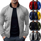 Men's Stand Collar Zip-Up Hoodie Jacket | District Hurd Limited