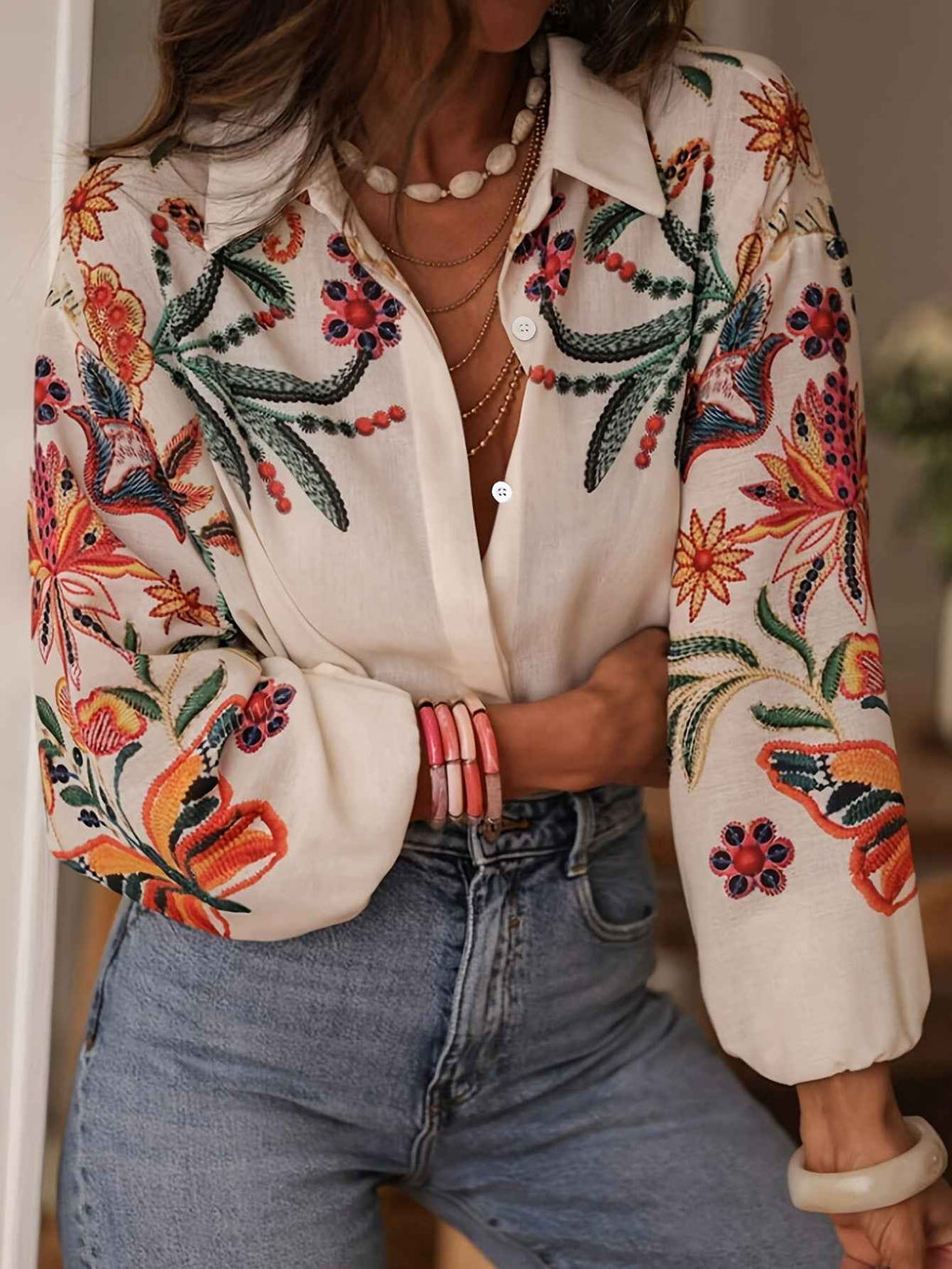 Oversized Digital Print Woven Shirt | District Hurd Limited