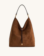 Suede Tote Bag