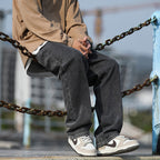 Men's Casual Straight Leg Denim Jeans