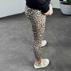 Leopard Print High Waisted Pants
