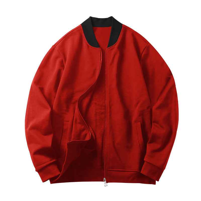 Men's Stand Collar Zip-Up Hoodie Jacket | District Hurd Limited