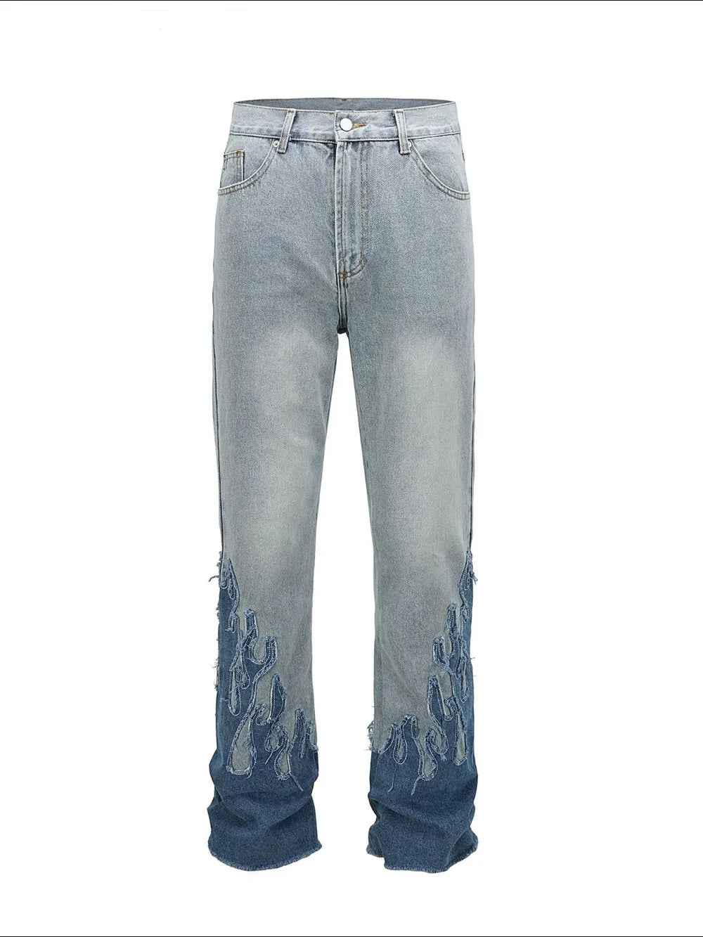 Men's Flame Patch Cargo Jeans | District Hurd Limited