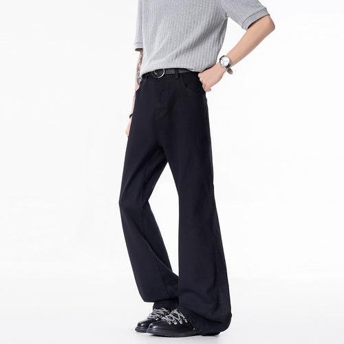 Slim Fit Straight Leg Denim Jeans Men