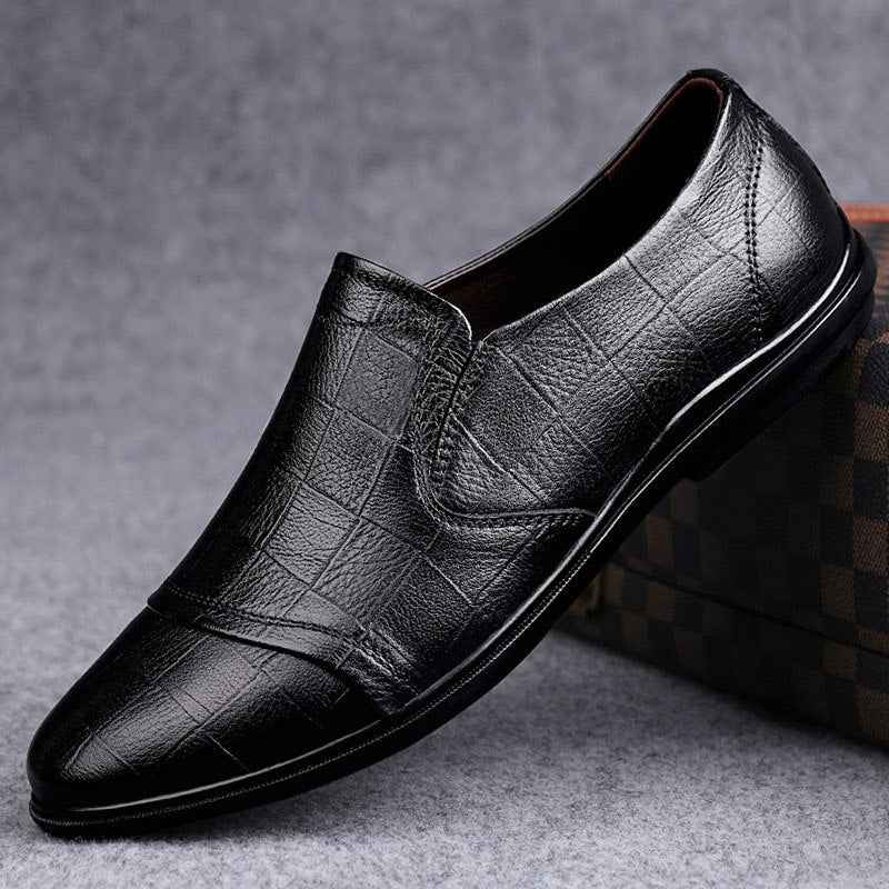Men's Genuine Leather Slip-On Loafers | District Hurd Limited