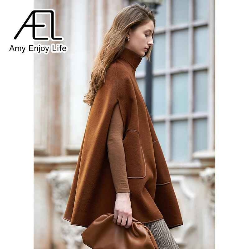 Women's Wool Cape Cloak Coat | District Hurd Limited