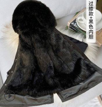 Men's Fur-Hooded Mid-Length Parka Coat | District Hurd Limited