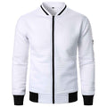 Men's Plaid Zip-Up Stand Collar Sweatshirt Jacket | District Hurd Limited