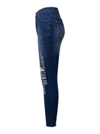 Women's Distressed Skinny Jeans with Pockets | District Hurd Limited