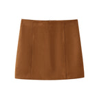 Suede Jacket & Skirt Set - Best for Autumn & Winter