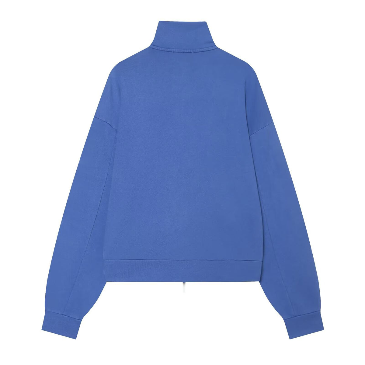 Loose zipper hooded sweatshirt jacket+pants set for women