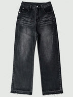 Men Vintage Retro Jeans