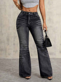 Women's High Waist Bootcut Jeans | District Hurd Limited