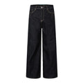 Men Vintage Cleanfit Wide Leg Raw Denim Jeans