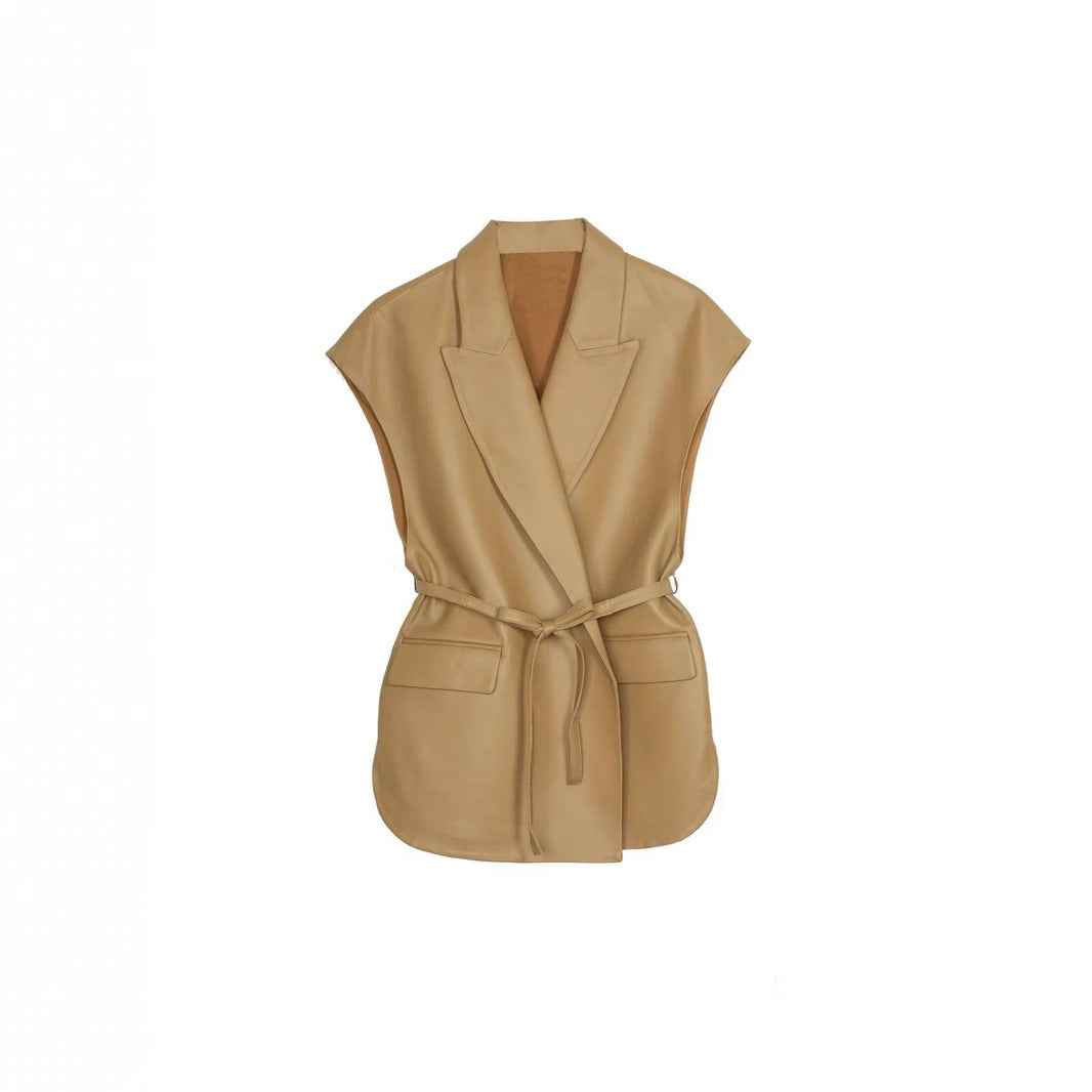 Leather Waistcoat – Sleeveless Biker Jacket Unisex | District Hurd Limited