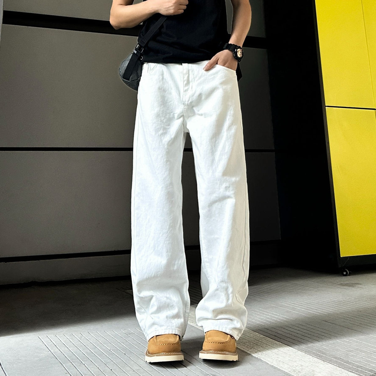 Cleanfit Straight Leg Jeans for Men