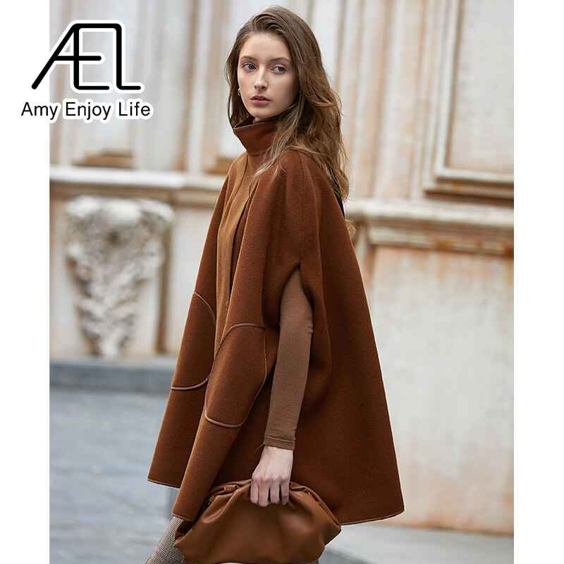 Women's Wool Cape Cloak Coat | District Hurd Limited