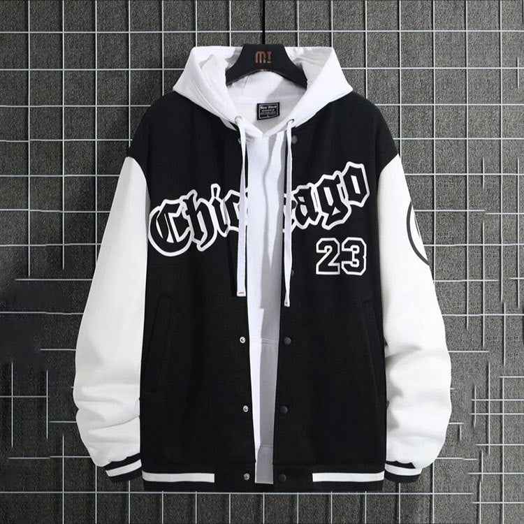 Men's Loose Fit American Baseball Jacket | District Hurd Limited