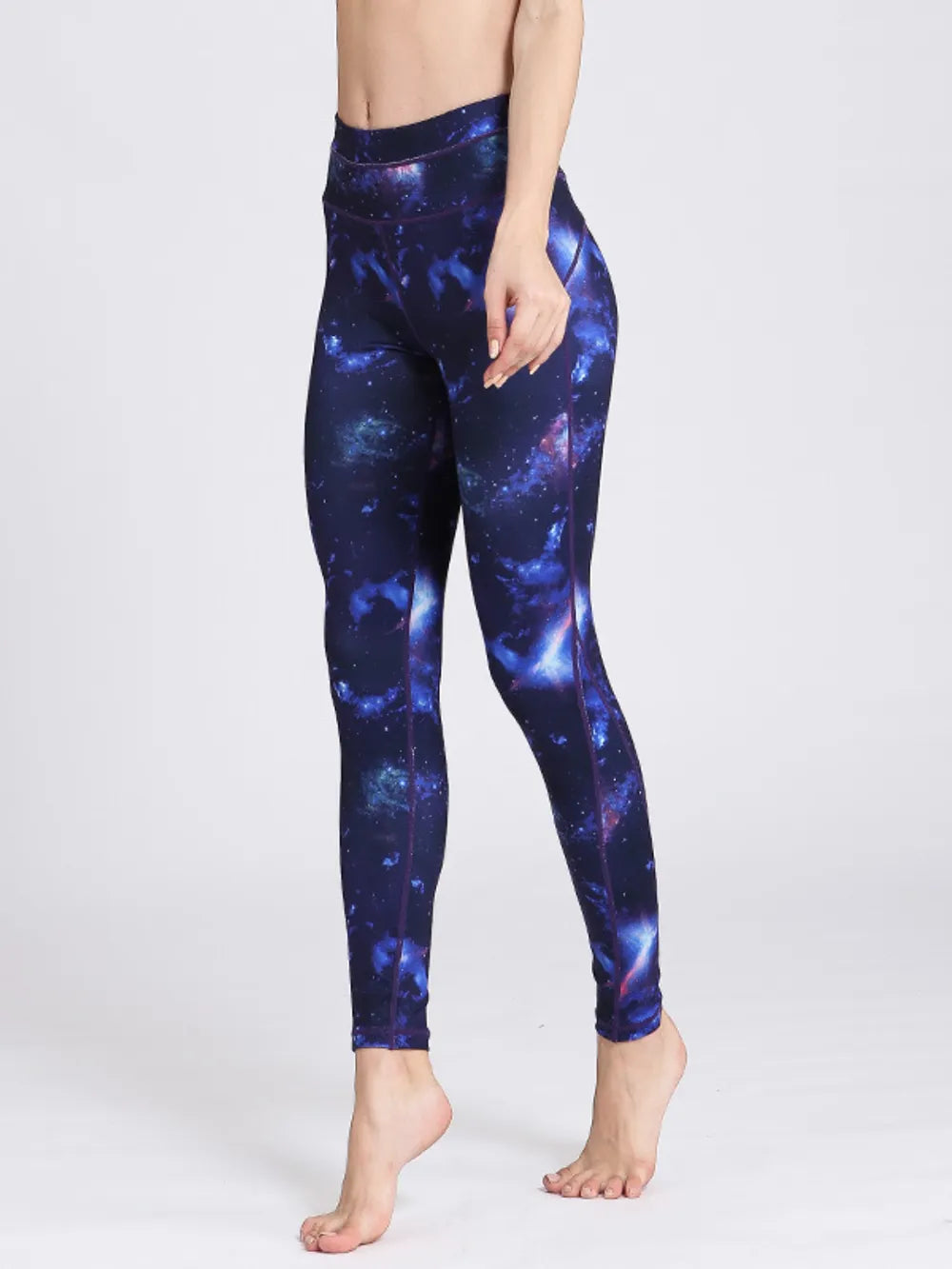 Printed High Waist Leggings for Active Wear