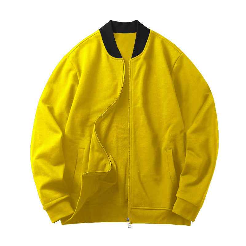 Men's Stand Collar Zip-Up Hoodie Jacket | District Hurd Limited