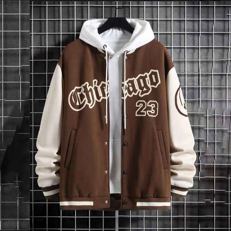 Men's Loose Fit American Baseball Jacket | District Hurd Limited