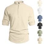 Men's Lightweight Long Sleeve Button-Down Shirt