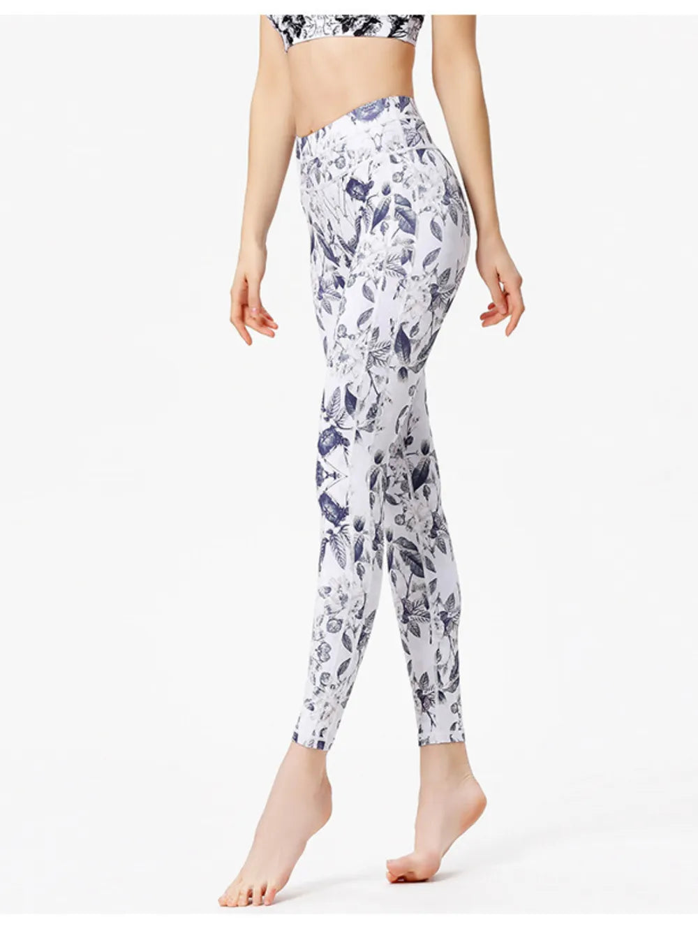 Printed High Waist Leggings for Active Wear