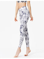 Printed High Waist Leggings for Active Wear