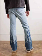 Men's Flame Patch Cargo Jeans | District Hurd Limited