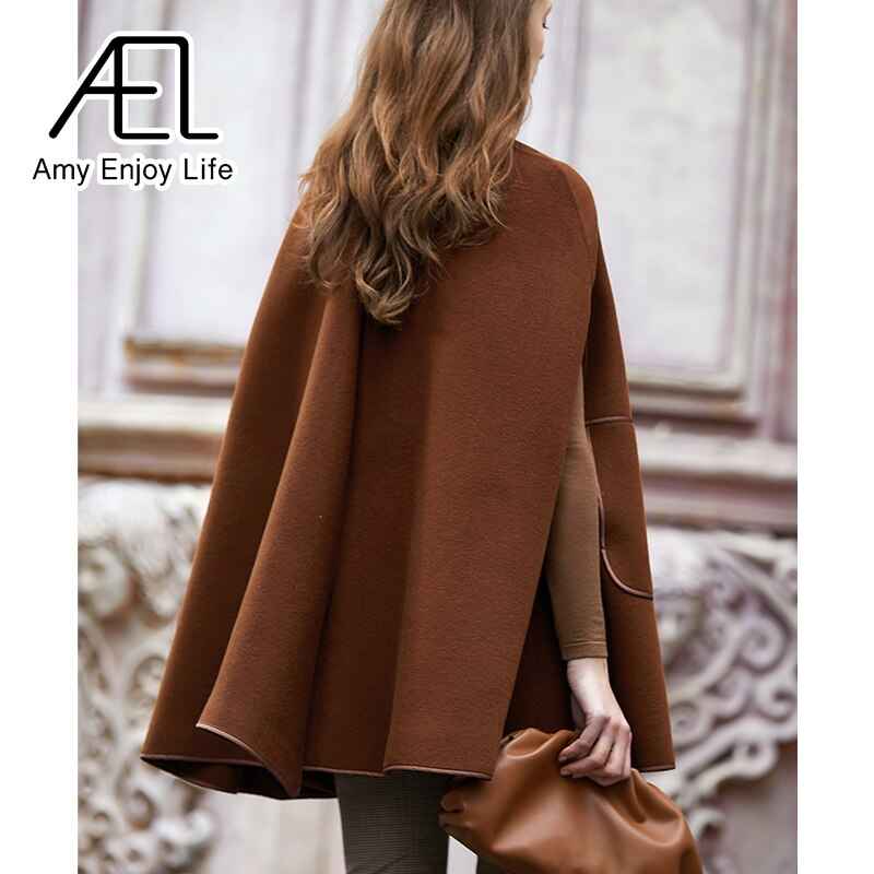 Women's Wool Cape Cloak Coat | District Hurd Limited