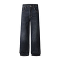 Slim Fit Elastic Denim Pants for Men