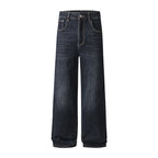 Slim Fit Elastic Denim Pants for Men