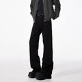 Men Bootcut Black Flared Straight Leg Jeans