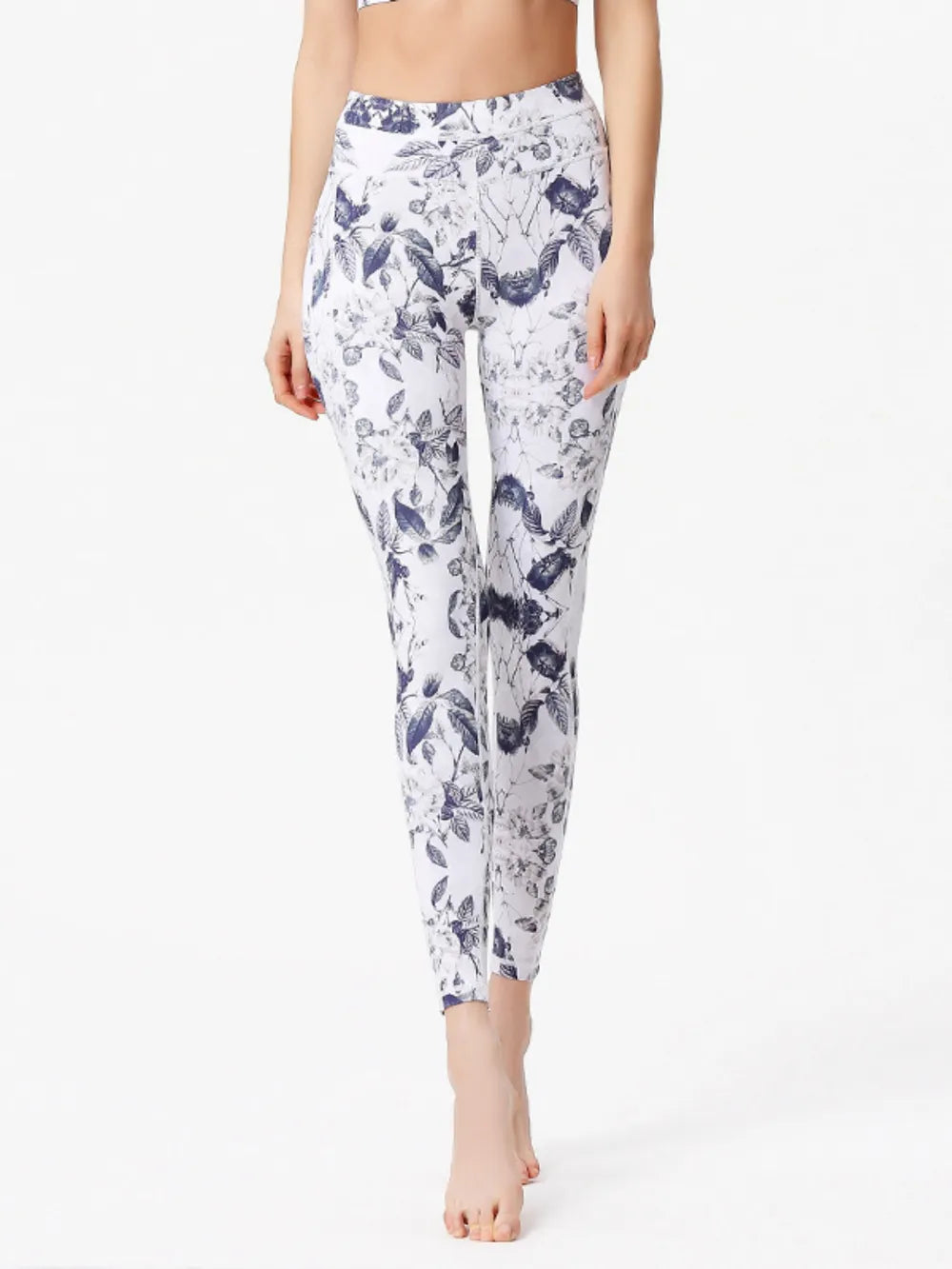 Printed High Waist Leggings for Active Wear