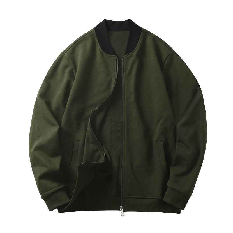 Men's Stand Collar Zip-Up Hoodie Jacket | District Hurd Limited