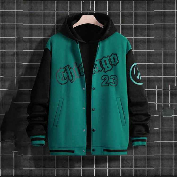 Men's Loose Fit American Baseball Jacket | District Hurd Limited