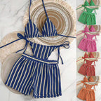 High waisted triangular soft bag swimsuit