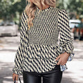 Women's Wave Print Hooded Longline Shirt | District Hurd Limited