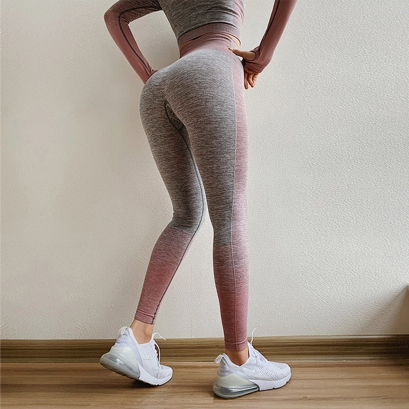 Seamless High-Waisted Leggings for Yoga & Gym