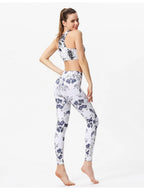Printed High Waist Leggings for Active Wear