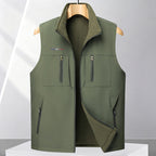 Men Casual Fleece Lined Vest