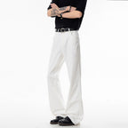 Slim Fit Straight Leg Denim Jeans Men