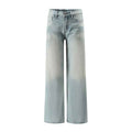 Women's Vintage Washed Low Waist Straight Leg Jeans | District Hurd Limited