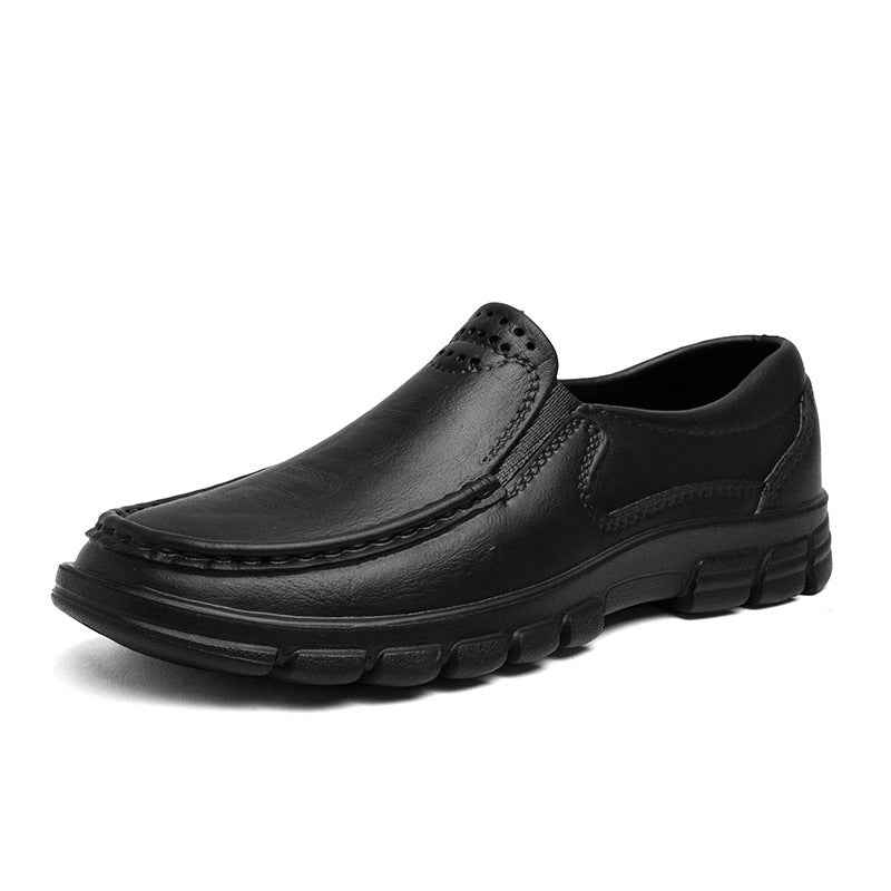 Men's Oil-Resistant Leather Slip-On Driving Shoes | District Hurd Limited