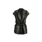 Leather Waistcoat – Sleeveless Biker Jacket Unisex | District Hurd Limited